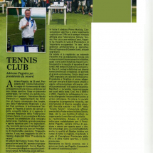 Il Ponte, nov-dic-2021, 35 anni di presidenza. Camino Tennis Club, Pagotto Adriano