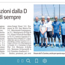 Messaggero Veneto, 26-07-2020, Camino Tennis Club, Promozione in D2
