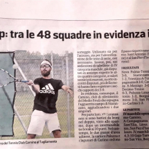 Messaggero Veneto, 08-02-2020, Camino Tennis Club, Winter Cup