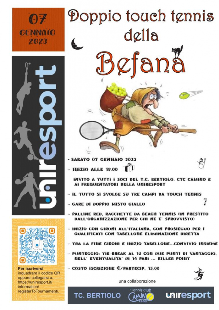 Doppio Touch Tennis della Befana